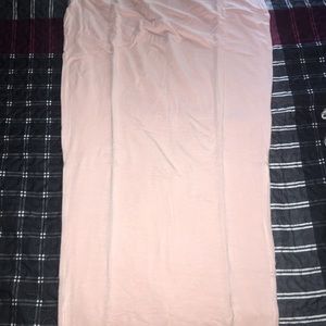 Nude midi skirt size 12